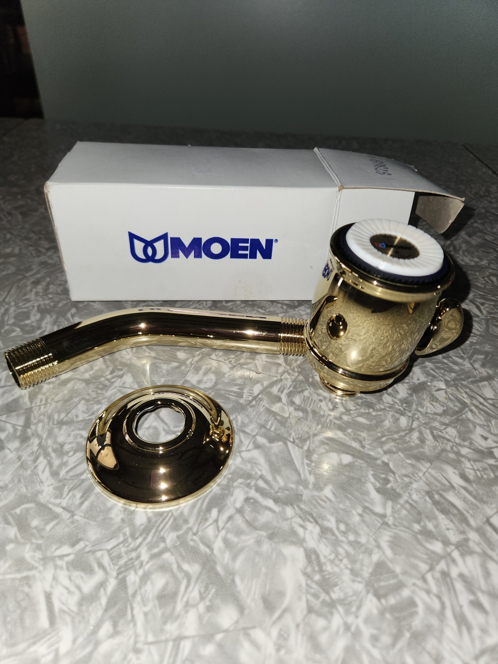 Moen Polished Brass Replacement Handheld Shower Head - Polished Brass